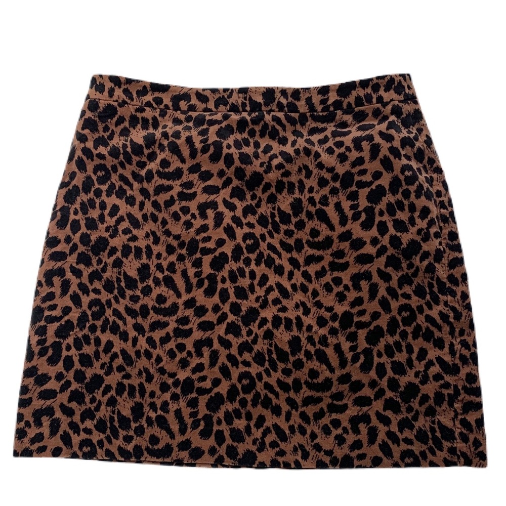 LOFT Mini Leopard Skirt